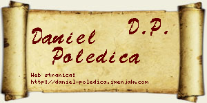 Daniel Poledica vizit kartica